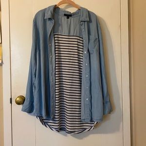 ✨ FINAL MARKDOWN ✨Button down chambray shirt